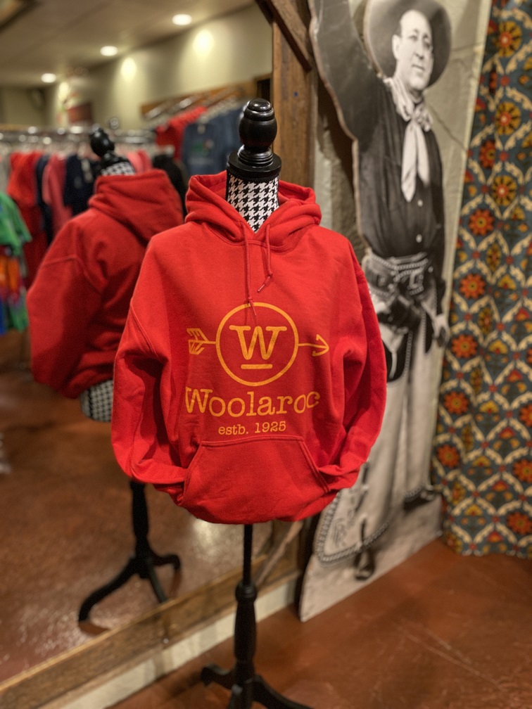 Woolaroc Red Hooded Sweatshirt